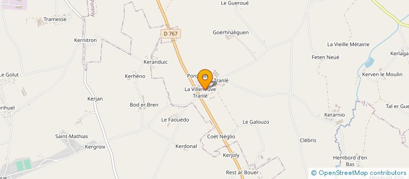 localisation de l'entreprise MONSIEUR BENJAMIN LAGET à NOYAL-PONTIVY