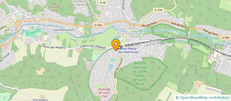 localisation de l'entreprise MONSIEUR BENJAMIN LAIGRET  SAINT-REMY-LES-CHEVREUSE