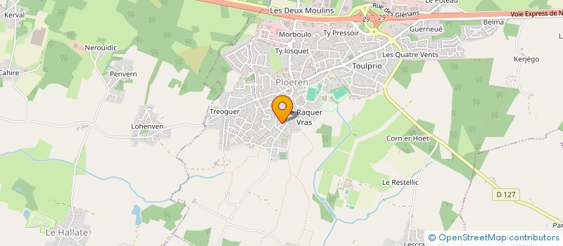 localisation de l'entreprise MONSIEUR BENJAMIN LAINE  PLOEREN