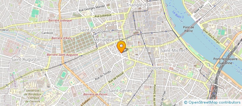 localisation de l'entreprise MONSIEUR BENJAMIN LAJUNCOMME  BORDEAUX