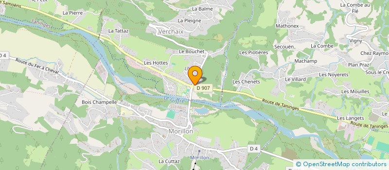 localisation de l'entreprise MONSIEUR BENJAMIN LALLIER  VERCHAIX