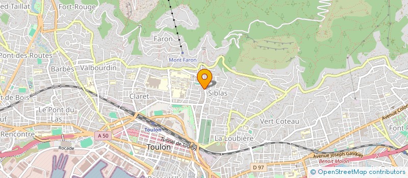 localisation de l'entreprise MONSIEUR BENJAMIN LAMARQUE  TOULON