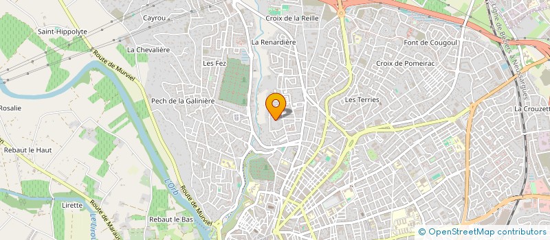 localisation de l'entreprise MONSIEUR BENJAMIN LAMBERT  BEZIERS