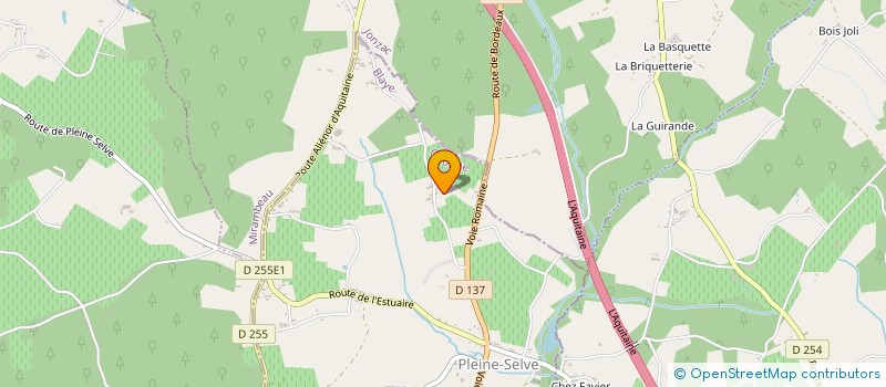 localisation de l'entreprise MONSIEUR BENJAMIN LAMBERT  PLEINE-SELVE