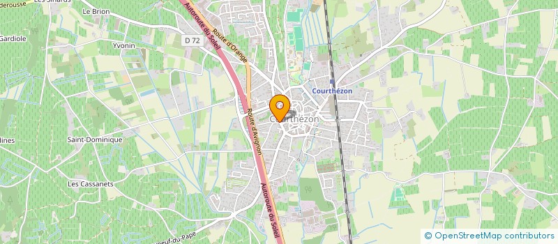 localisation de l'entreprise MONSIEUR BENJAMIN LAMBERT  COURTHEZON