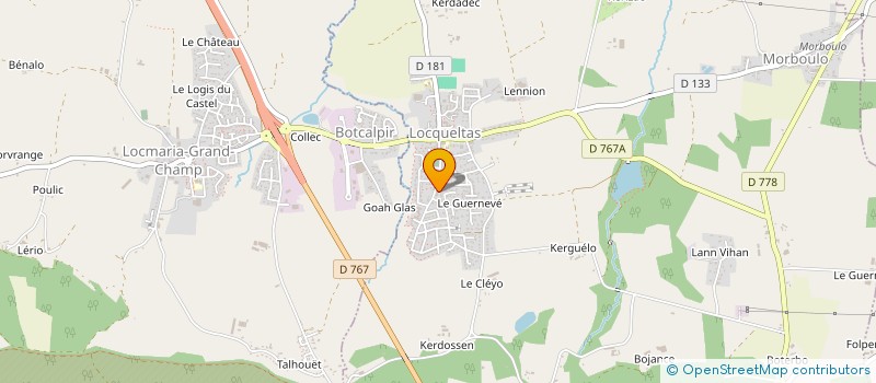 localisation de l'entreprise MONSIEUR BENJAMIN LAMOUR à LOCQUELTAS