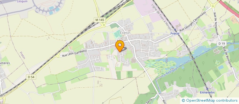 localisation de l'entreprise MONSIEUR BENJAMIN LAMY à FRETIN