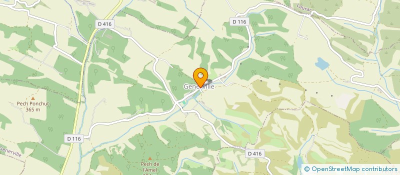 localisation de l'entreprise MONSIEUR BENJAMIN LANAU  GENERVILLE