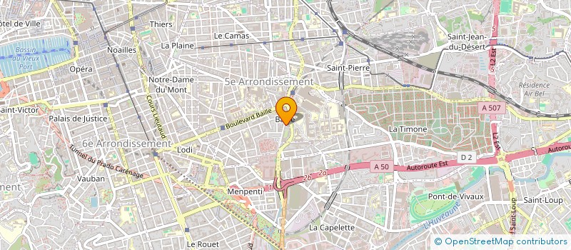 localisation de l'entreprise MONSIEUR BENJAMIN LAPIZE à MARSEILLE