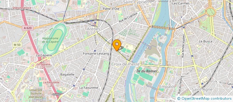 localisation de l'entreprise MONSIEUR BENJAMIN LAPORTE  TOULOUSE