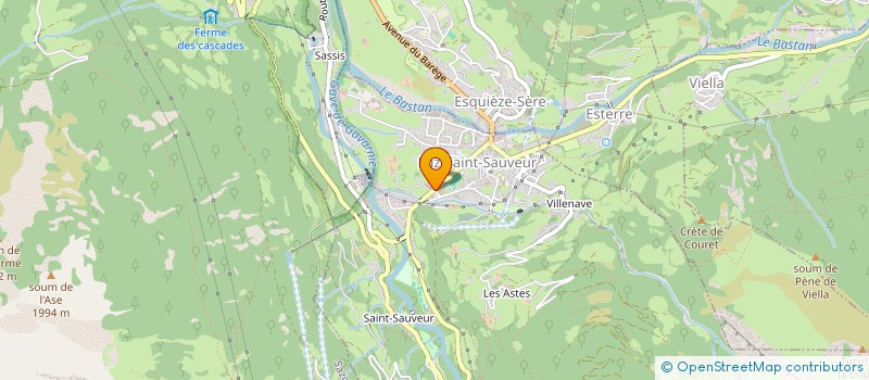 localisation de l'entreprise MONSIEUR BENJAMIN LAPORTE  LUZ-SAINT-SAUVEUR