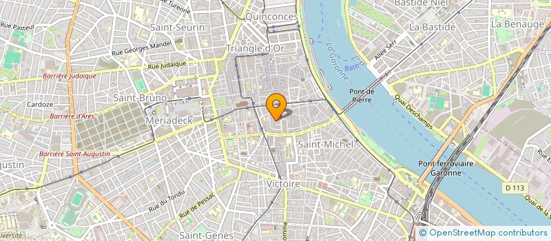 localisation de l'entreprise MONSIEUR BENJAMIN LARADE  BORDEAUX