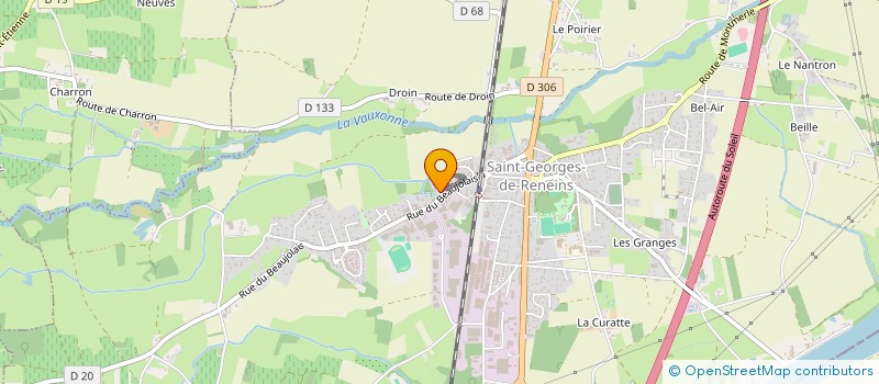 localisation de l'entreprise MONSIEUR BENJAMIN LAROCHE  SAINT-GEORGES-DE-RENEINS