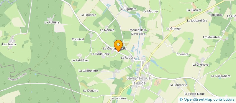 localisation de l'entreprise MONSIEUR BENJAMIN LASSEMBLEE  LE LUDE