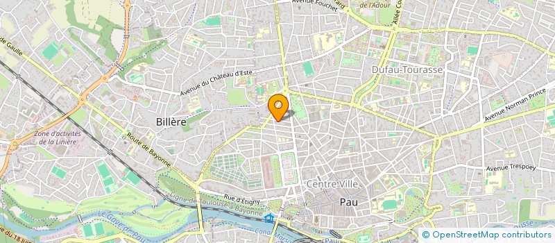 localisation de l'entreprise MONSIEUR BENJAMIN LAUER à PAU
