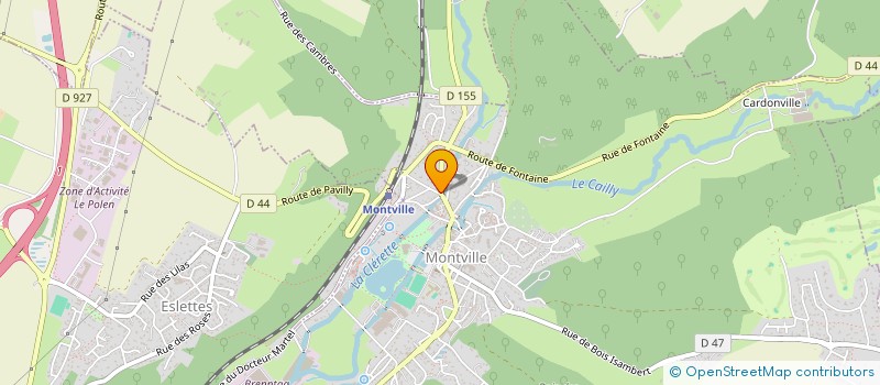 localisation de l'entreprise MONSIEUR BENJAMIN LAUNAY  MONTVILLE