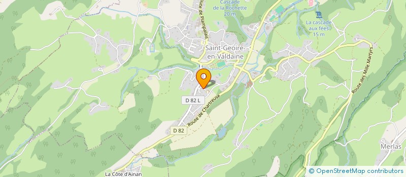 localisation de l'entreprise MONSIEUR BENJAMIN LAURENS  SAINT-GEOIRE-EN-VALDAINE