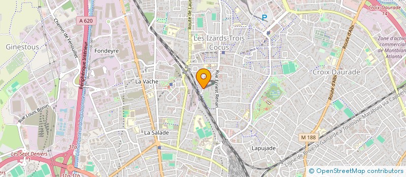 localisation de l'entreprise MONSIEUR BENJAMIN LAURENS  TOULOUSE