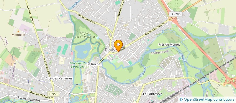localisation de l'entreprise MONSIEUR BENJAMIN LAUSSAT à DEOLS