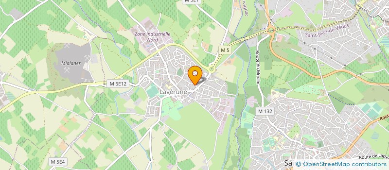 localisation de l'entreprise MONSIEUR BENJAMIN LAUTREC  LAVERUNE