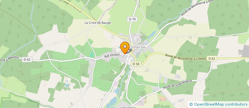 localisation de l'entreprise MONSIEUR BENJAMIN LAUVRAY  MOULIHERNE