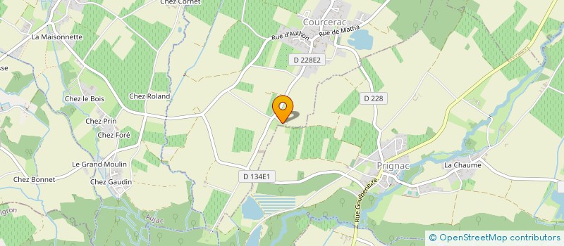 localisation de l'entreprise MONSIEUR BENJAMIN LAVEAU  COURCERAC