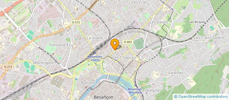 localisation de l'entreprise MONSIEUR BENJAMIN LAVIGNE à BESANCON
