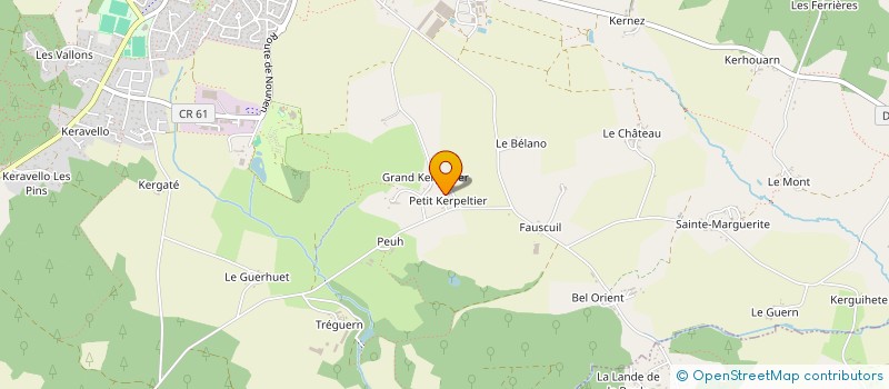 localisation de l'entreprise MONSIEUR BENJAMIN LAVILLE à SULNIAC