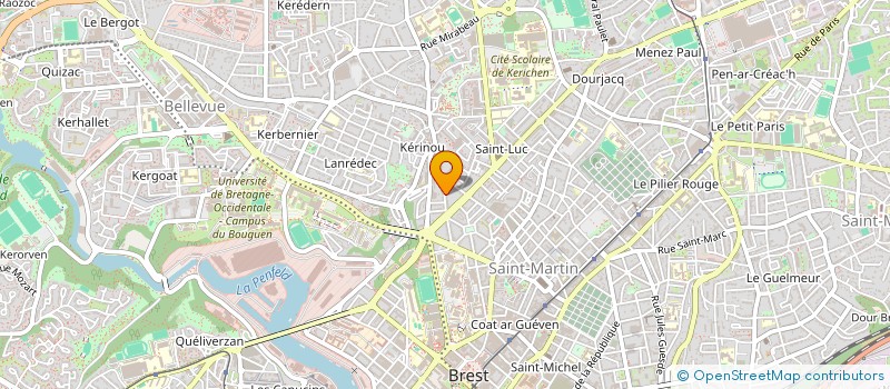 localisation de l'entreprise MONSIEUR BENJAMIN LE BORGNE à BREST