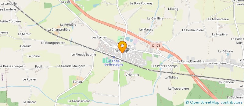 localisation de l'entreprise MONSIEUR BENJAMIN LE BRECH  LE THEIL-DE-BRETAGNE