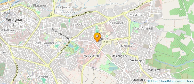 localisation de l'entreprise MONSIEUR BENJAMIN LE BRUN à PERPIGNAN