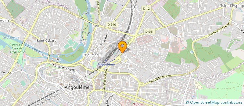 localisation de l'entreprise MONSIEUR BENJAMIN LE COQ DE KERLAND à ANGOULEME