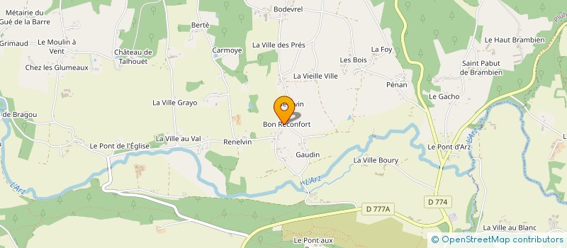 localisation de l'entreprise MONSIEUR BENJAMIN LE GUENNEC  PLUHERLIN