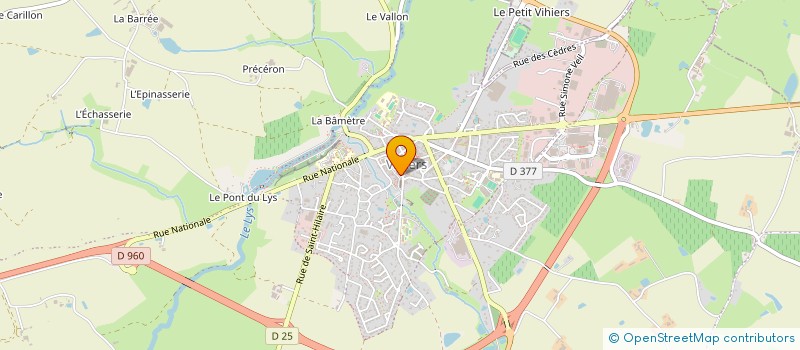 localisation de l'entreprise MONSIEUR BENJAMIN LE HENAFF à LYS-HAUT-LAYON