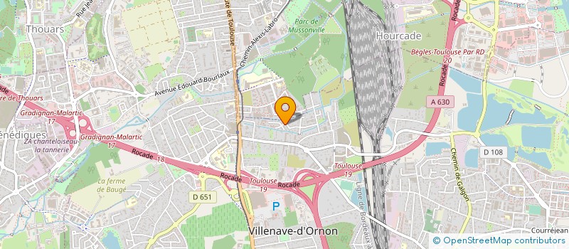 localisation de l'entreprise MONSIEUR BENJAMIN LE HOUEZEC  VILLENAVE-D'ORNON