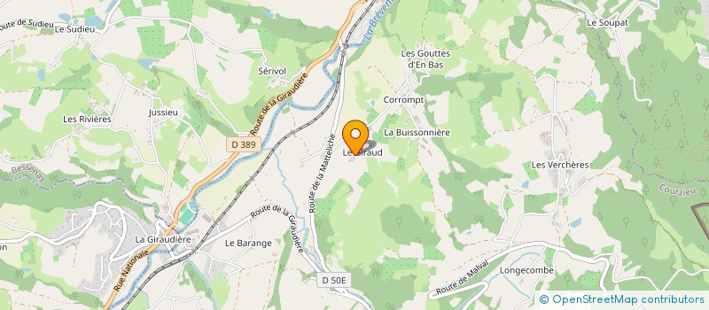 localisation de l'entreprise MONSIEUR BENJAMIN LE MELL à COURZIEU