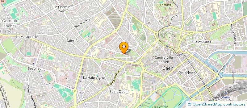 localisation de l'entreprise MONSIEUR BENJAMIN LE ROUX à CAEN