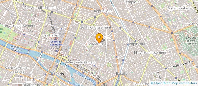 localisation de l'entreprise MONSIEUR BENJAMIN LE RU  PARIS