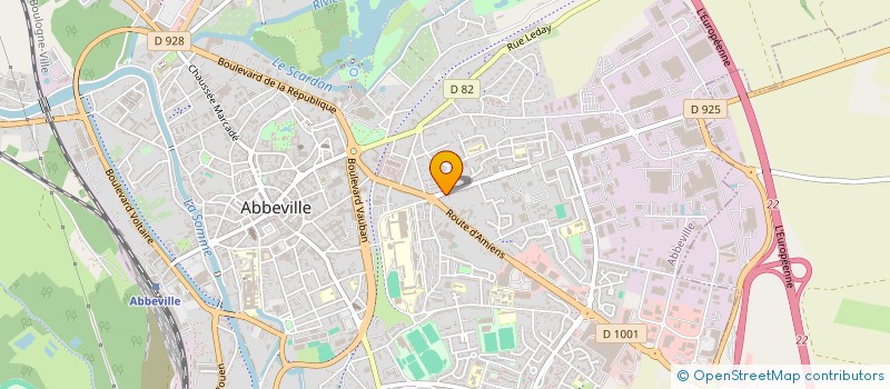 localisation de l'entreprise MONSIEUR BENJAMIN LE TALLEC  ABBEVILLE