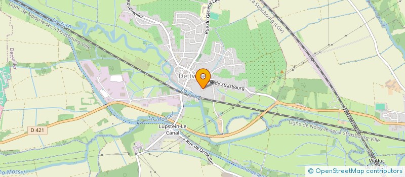 localisation de l'entreprise MONSIEUR BENJAMIN LEBAS  DETTWILLER