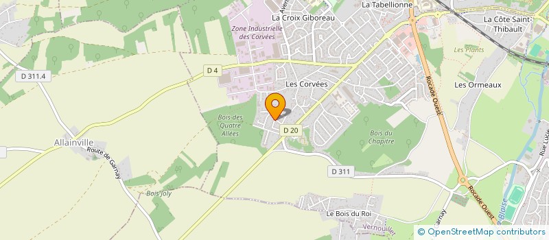 localisation de l'entreprise MONSIEUR BENJAMIN LEBRUN à VERNOUILLET