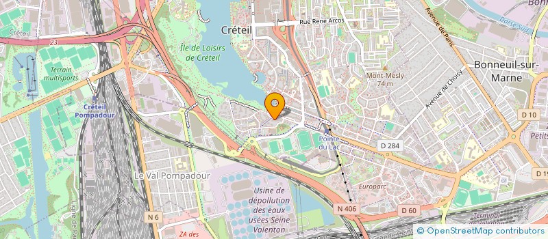 localisation de l'entreprise MONSIEUR BENJAMIN LECERF  CRETEIL