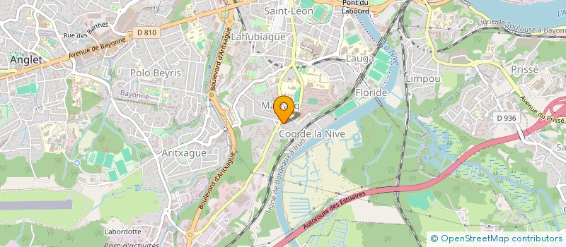 localisation de l'entreprise MONSIEUR BENJAMIN LECLERC à BAYONNE