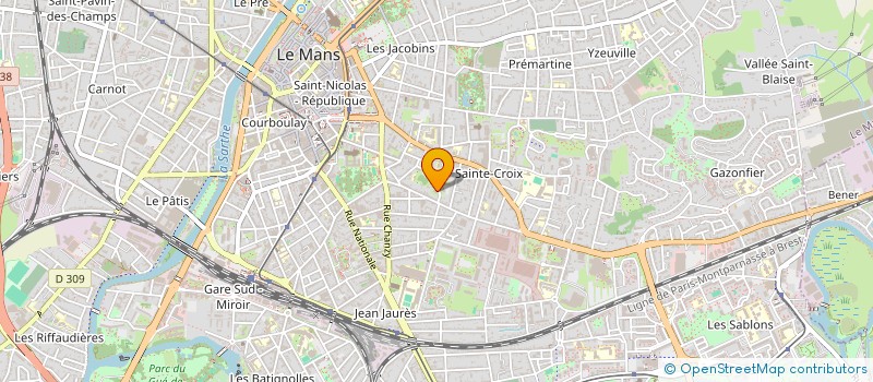 localisation de l'entreprise MONSIEUR BENJAMIN LECLERC à LE MANS