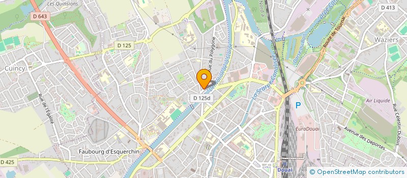 localisation de l'entreprise MONSIEUR BENJAMIN LECOCQ  DOUAI