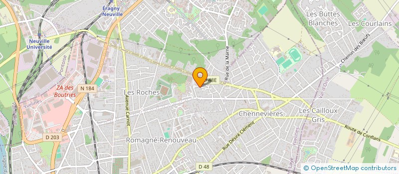 localisation de l'entreprise MONSIEUR BENJAMIN LECOEUR  CONFLANS-SAINTE-HONORINE