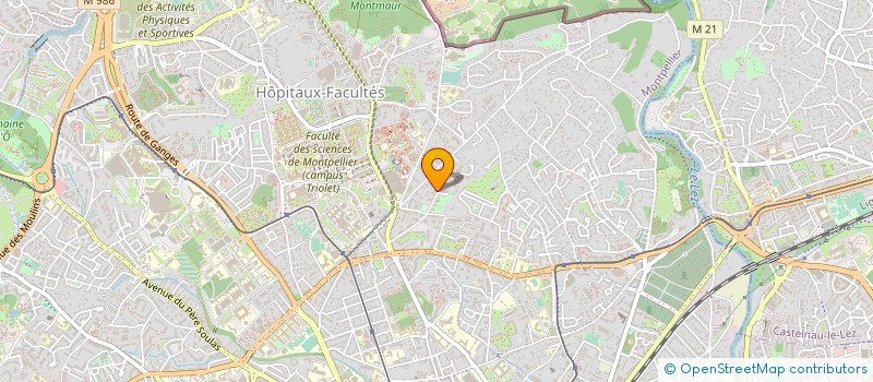 localisation de l'entreprise MONSIEUR BENJAMIN LECONTE à MONTPELLIER