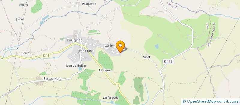 localisation de l'entreprise MONSIEUR BENJAMIN LECONTE  LAUGNAC