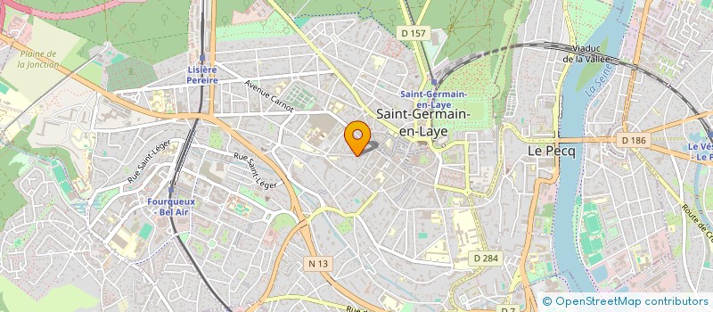 localisation de l'entreprise MONSIEUR BENJAMIN LEDDET à SAINT-GERMAIN-EN-LAYE