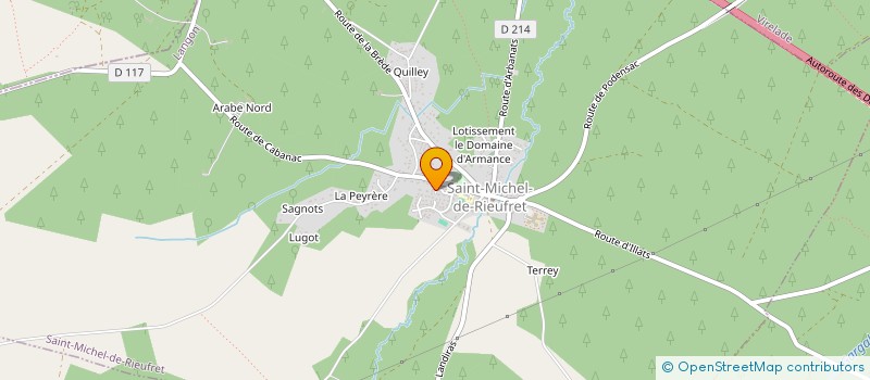 localisation de l'entreprise MONSIEUR BENJAMIN LEDRUX  SAINT-MICHEL-DE-RIEUFRET